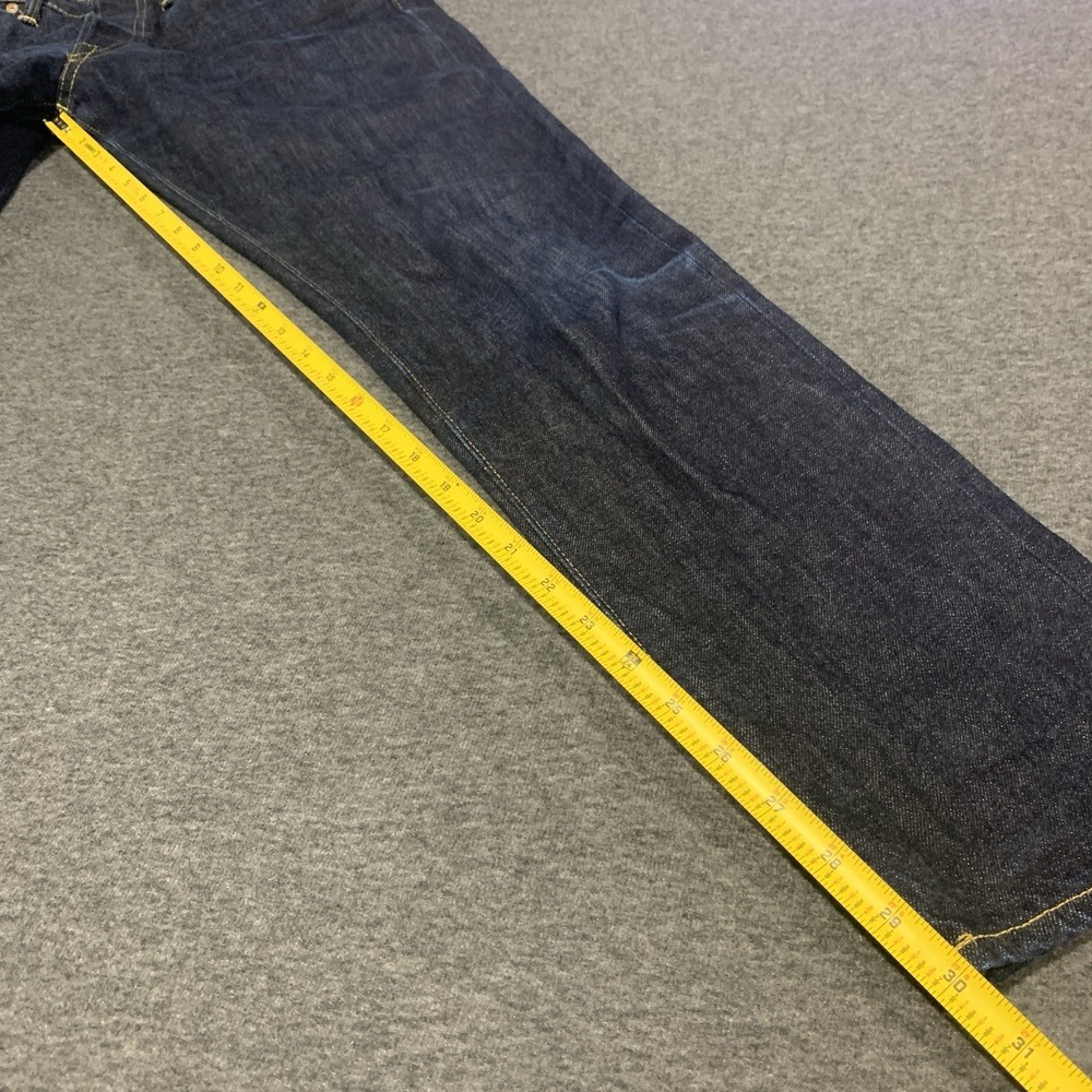 Double RL Men's Slim Fit American Woven SELVEDGE Denim Jeans Button Fly- 30x30 - Picture 14 of 15